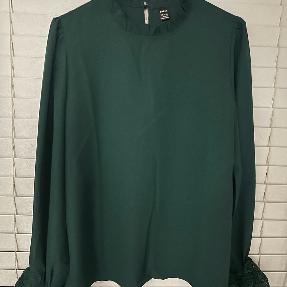 Dark Green Women's Top